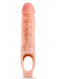 Телесная насадка на пенис 9 Inch Cock Sheath Extender - 22,2 см. - Blush Novelties - в Обнинске купить с доставкой