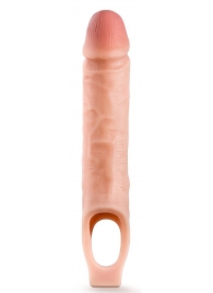 Телесная насадка на пенис 10 Inch Cock Sheath Extender - 25 см. - Blush Novelties - в Обнинске купить с доставкой