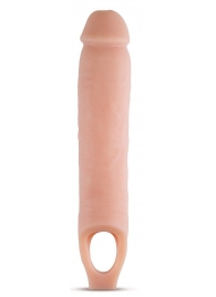 Телесная насадка на пенис 11.5 Inch Cock Sheath Penis Extender - 29,2 см. - Blush Novelties - в Обнинске купить с доставкой