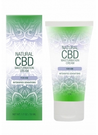 Крем для мастурбации для мужчин Natural CBD Masturbation Cream For Him - 50 мл. - Shots Media BV - купить с доставкой в Обнинске