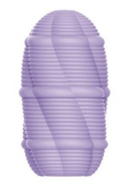 Сиреневый мастурбатор-яйцо Smooth Stripes - Baile - в Обнинске купить с доставкой