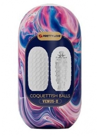 Мастурбатор в форме яйца Coquettish Balls - Baile - в Обнинске купить с доставкой