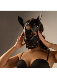 Черная маска  Собака  с ушками - Crazy Handmade - купить с доставкой в Обнинске