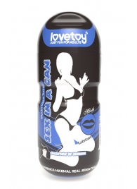 Мастурбатор-ротик без вибрации Sex In A Can Mouth Lotus Tunnel - Lovetoy - в Обнинске купить с доставкой