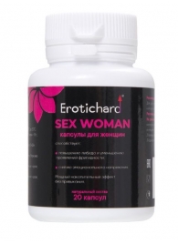 Капсулы для женщин Erotichard sex woman - 20 капсул (0,370 гр.) - Erotic Hard - купить с доставкой в Обнинске