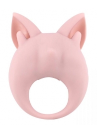 Нежно-розовое перезаряжаемое эрекционное кольцо Kitten Kiki - Lola Games - в Обнинске купить с доставкой