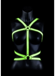 Портупея Body Harness с неоновым эффектом - размер L-XL - Shots Media BV - купить с доставкой в Обнинске