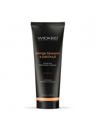 Массажный легкий крем WICKED Orange Blossom plus Patchouli - 120 мл. - Wicked - купить с доставкой в Обнинске