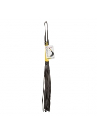 Черная плеть с желтой рукоятью Boundless Flogger - 69,25 см. - California Exotic Novelties - купить с доставкой в Обнинске