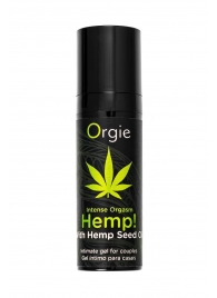 Возбуждающий интимный гель для пар ORGIE Hemp Intense Orgasm - 15 мл. - ORGIE - купить с доставкой в Обнинске