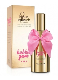 Гель с ароматом жвачки Bubblegum 2-in-1 Scented Silicone Massage And Intimate Gel - 100 мл. - Bijoux Indiscrets - купить с доставкой в Обнинске