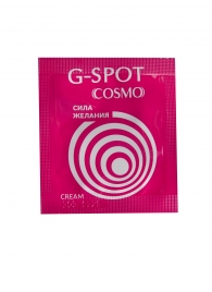 Стимулирующий интимный крем для женщин Cosmo G-spot - 2 гр. - Биоритм - купить с доставкой в Обнинске