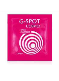 Стимулирующий интимный крем для женщин Cosmo G-spot - 2 гр. - Биоритм - купить с доставкой в Обнинске