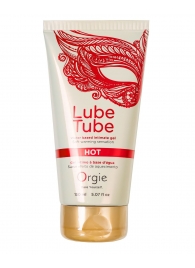 Интимный гель на водной основе Lube Tube Hot с разогревающим эффектом - 150 мл. - ORGIE - купить с доставкой в Обнинске