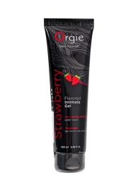 Интимный гель на водной основе Lube Tube Strawberry с клубничным вкусом - 100 мл. - ORGIE - купить с доставкой в Обнинске