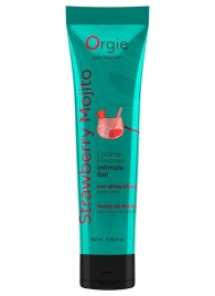 Съедобный интимный гель Orgie Lube Tube Cocktail Strawberry Mojito - 100 мл. - ORGIE - купить с доставкой в Обнинске