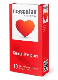 Презервативы Masculan Sensitive plus - 10 шт. - Masculan - купить с доставкой в Обнинске