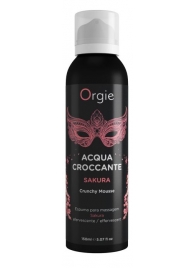 Хрустящая пенка для массажа Orgie Acqua Croccante Sakura с ароматом сакуры - 150 мл. - ORGIE - купить с доставкой в Обнинске