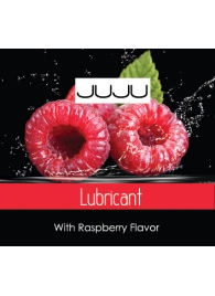Пробник съедобного лубриканта JUJU с ароматом малины - 3 мл. - JuJu - купить с доставкой в Обнинске