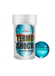 Интимный гель Termo Shock Hot Ball с разогревающе-покалывающим эффектом (2 шарика по 3 гр.) - HotFlowers - купить с доставкой в Обнинске