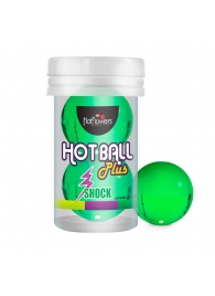 Лубрикант на силиконовой основе Hot Ball Plus с покалывающим эффектом (2 шарика по 3 гр.) - HotFlowers - купить с доставкой в Обнинске