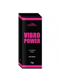 Жидкий вибратор Vibro Power со вкусом тутти-фрутти - 15 гр. - HotFlowers - купить с доставкой в Обнинске