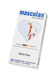 Ультратонкие презервативы Masculan Ultra Fine с обильной смазкой - 10 шт. - Masculan - купить с доставкой в Обнинске