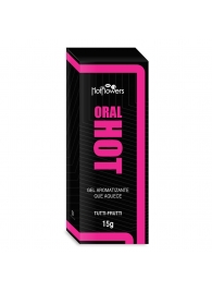 Гель для оральных ласк Oral Hot с согревающим эффектом - 15 гр. - HotFlowers - купить с доставкой в Обнинске