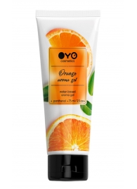 Лубрикант на водной основе OYO Aroma Gel Orange с ароматом апельсина - 75 мл. - OYO - купить с доставкой в Обнинске