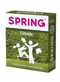 Классические презервативы SPRING CLASSIC - 3 шт. - SPRING - купить с доставкой в Обнинске