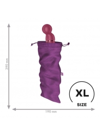 Фиолетовый мешочек для хранения игрушек Treasure Bag XL - Satisfyer - купить с доставкой в Обнинске