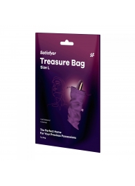 Фиолетовый мешочек для хранения игрушек Treasure Bag L - Satisfyer - купить с доставкой в Обнинске