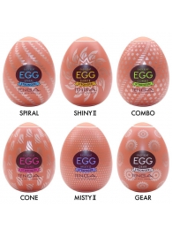 Набор из 6 мастурбаторов-яиц Tenga Egg Variety Pack V - Tenga - в Обнинске купить с доставкой