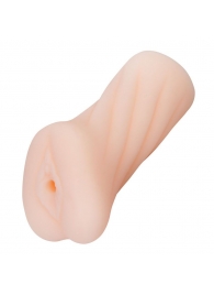 Эластичный компактный мастурбатор-вагина телесного цвета - Tokyo Style - в Обнинске купить с доставкой