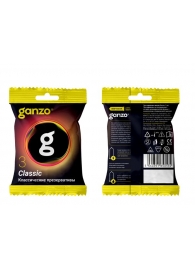 Классические презервативы Ganzo Classic в мягкой упаковке - 3 шт. - Ganzo - купить с доставкой в Обнинске