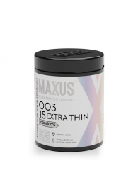 Экстремально тонкие презервативы MAXUS 003 Extra Thin - 15 шт. - Maxus - купить с доставкой в Обнинске