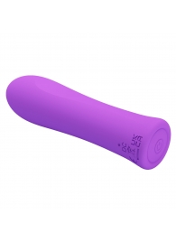 Фиолетовый мини-вибратор Alfreda - 10,2 см. - Baile