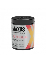 Анатомические презервативы MAXUS Sensual - 15 шт. - Maxus - купить с доставкой в Обнинске