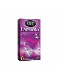 Презервативы с рёбрышками Domino Harmony - 6 шт. - Domino - купить с доставкой в Обнинске