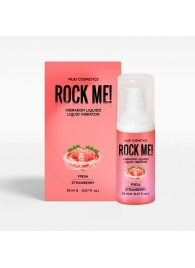 Жидкий вибратор Nuei Rock Me! с ароматом клубники - 20 мл. - Nuei cosmetics - купить с доставкой в Обнинске