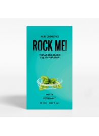 Жидкий вибратор Nuei Rock Me! с ароматом мяты - 20 мл. - Nuei cosmetics - купить с доставкой в Обнинске