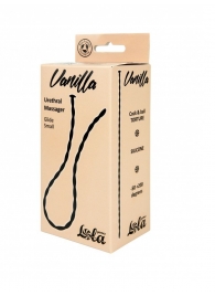 Черный уретральный массажер Glide Small - 30 см. - Lola Games - купить с доставкой в Обнинске