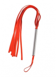 Красная плеть с металлической ручкой - Sitabella - купить с доставкой в Обнинске