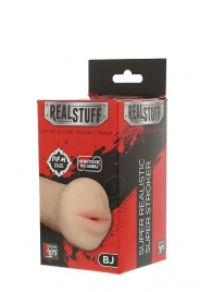 Нежный мастурбатор-ротик REALSTUFF 5INCH MASTURBATOR BJ - Dream Toys - в Обнинске купить с доставкой