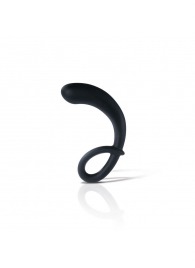 Черный массажер простаты Curving Curt - 13 см. - MyStim - купить с доставкой в Обнинске