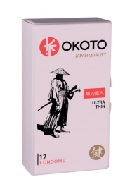 Тонкие презервативы OKOTO Ultra Thin - 12 шт. - Sitabella - купить с доставкой в Обнинске