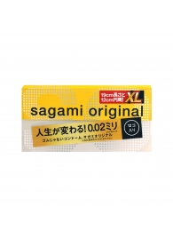 Презервативы увеличенного размера Sagami Original 0.02 XL-size - 12 шт. - Sagami - купить с доставкой в Обнинске