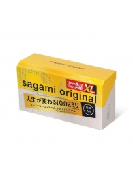 Презервативы увеличенного размера Sagami Original 0.02 XL-size - 12 шт. - Sagami - купить с доставкой в Обнинске