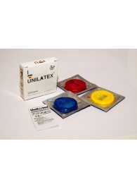 Разноцветные ароматизированные презервативы Unilatex Multifruits - 3 шт. - Unilatex - купить с доставкой в Обнинске