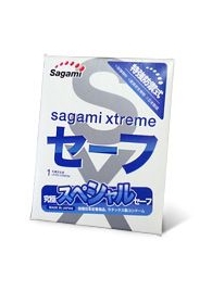 Презерватив Sagami Xtreme Ultrasafe с двойным количеством смазки - 1 шт. - Sagami - купить с доставкой в Обнинске